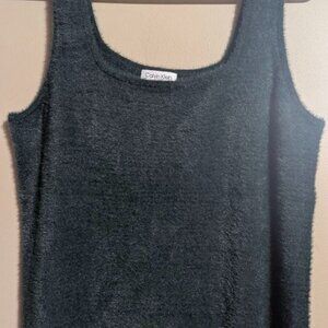 Calvin Klein sweater tank top XL dark forest green
